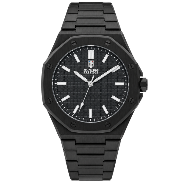 Montres Prestige Classic MPW-0250 Men's Quartz Watch Black Box