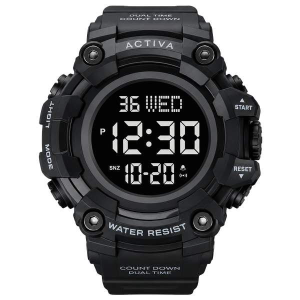 Activa Hexstrike X Invicta ACW1968-002 56mm Black Green Digital Watch New In Box