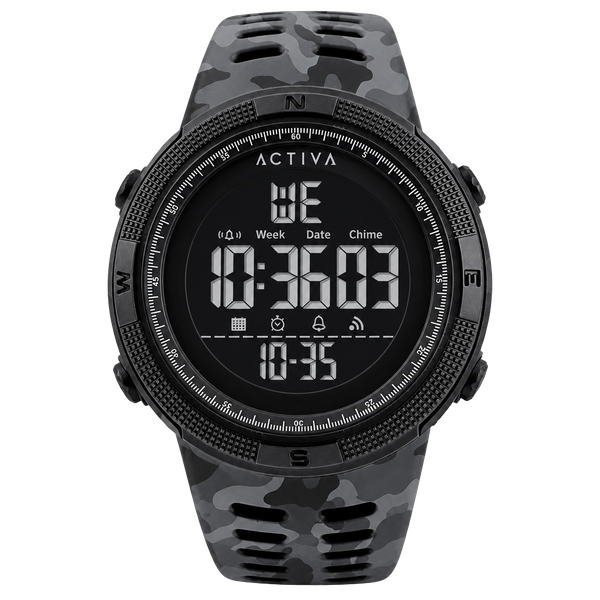 Activa Summit X Invicta 50mm Digital Camo Black Men’s Watch ACW1915MC-002
