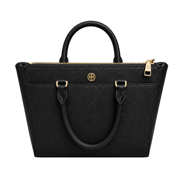 Tory Burch Robinson Black Saffiano Leather Tote Bag