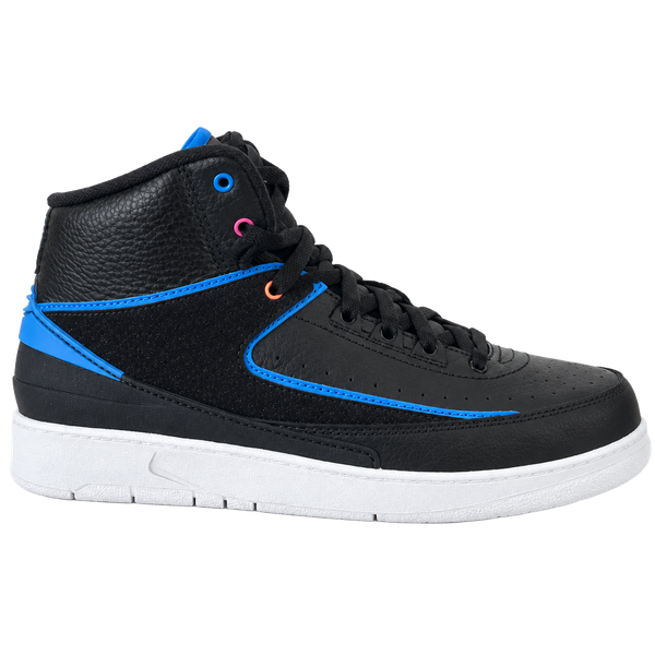 Air Jordan 2 Retro BG Radio Raheem Size 7Y Black Photo Blue
