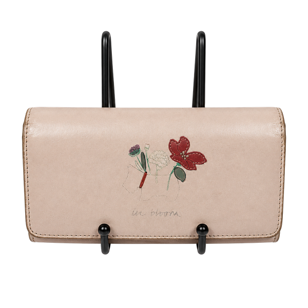 Radley London "In Bloom" Wallet Women Pink Dog with Flowers