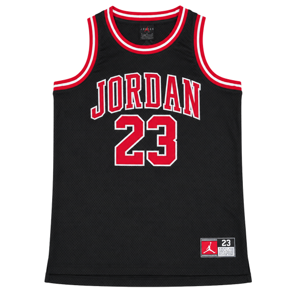Vintage kids Jordan 23 Mesh Basketball Jersey Size L (12-13YRS) Black Red