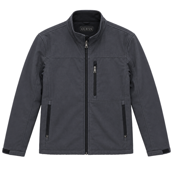 Guess Softshell Jacket Gray Mens Medium 