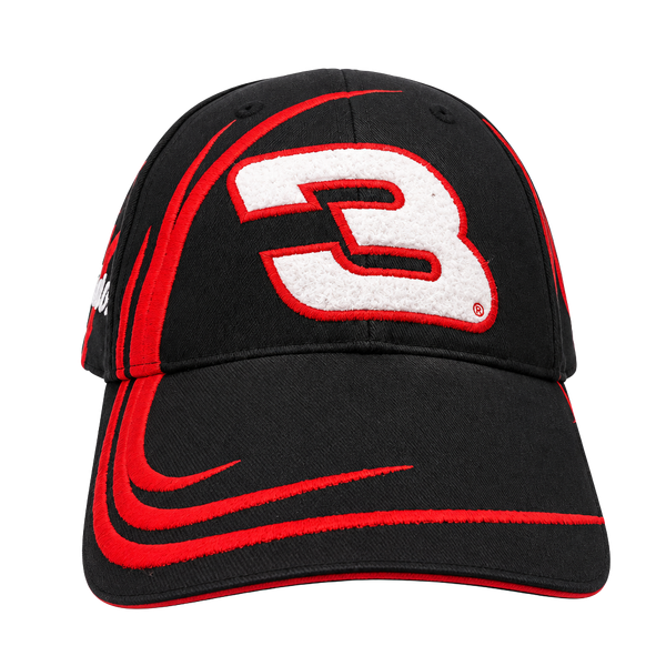 Dale Earnhardt #3 NASCAR Hat Black Red