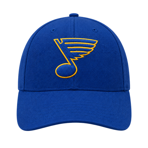Mitchell & Ness St. Louis Blues Snapback Hat Blue Yellow