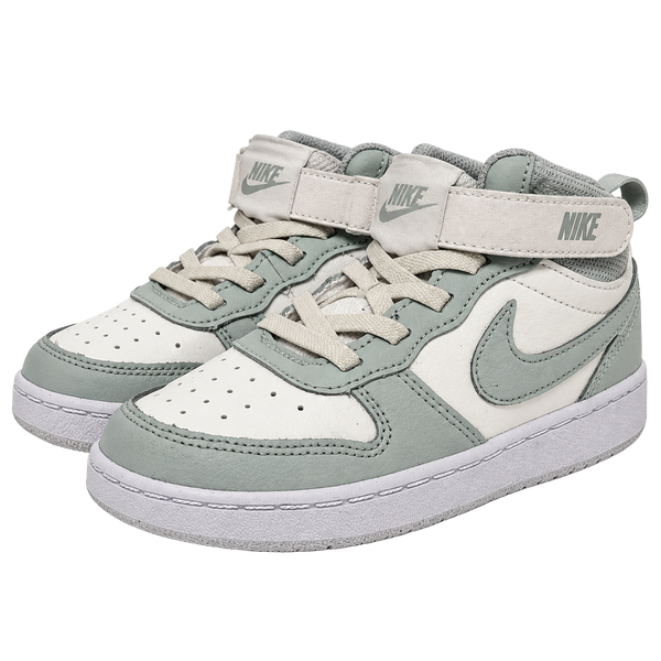 Nike Court Borough Mid 2 Size 10C White Sage Sneakers