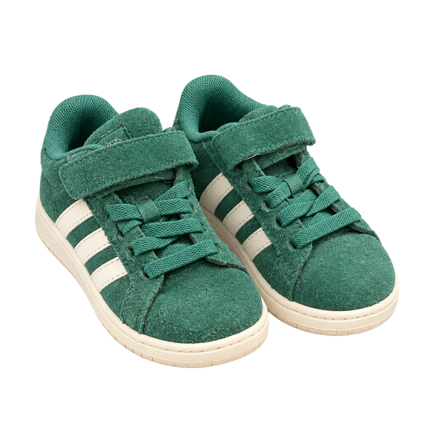 Adidas Grand Court 00s Shoes Kids Size 11K Green Suede Sneakers