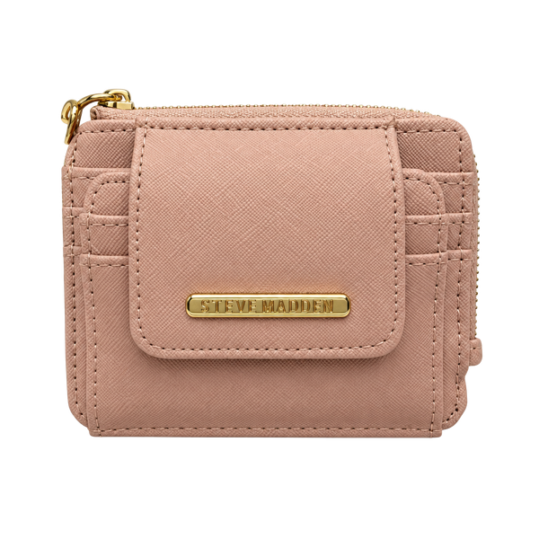 Steve Madden Harpe Card Case Wallet Blush