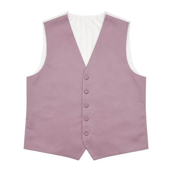 Sereya mauve satin formal tuxedo vest Men's size XXXL