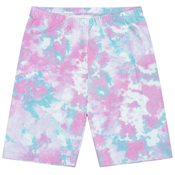 Cat & Jack Tie Dye Biker Shorts Size XL (14/16) Pink Blue White