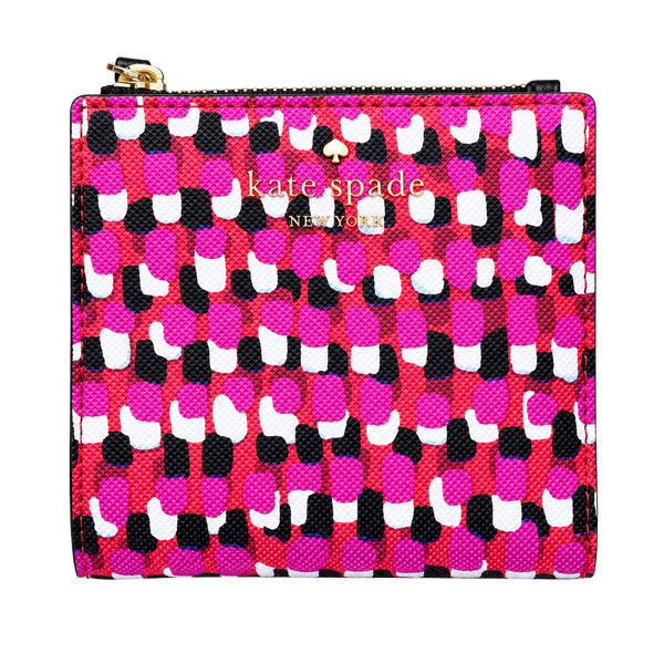 Kate Spade Renee Harding Street Pinata Adalyn Wallet Multi Pink Black White