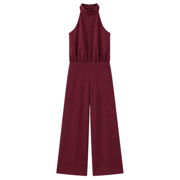 Lulus Moment for Life Wine Red Jumpsuit