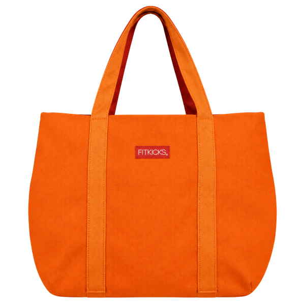 FITKICKS Every Day Tote Orange Red Reversible Bag