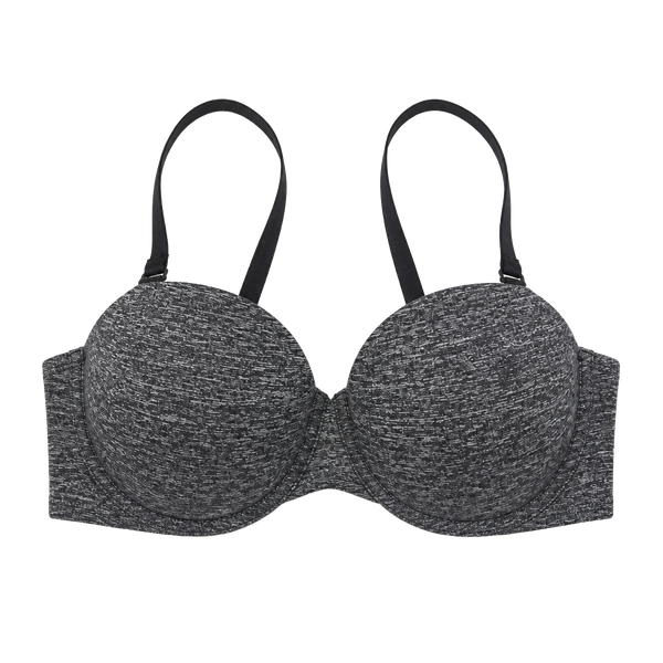 Victoria's Secret Multi-Way Push-Up Bra Heathered Gray Size 34D