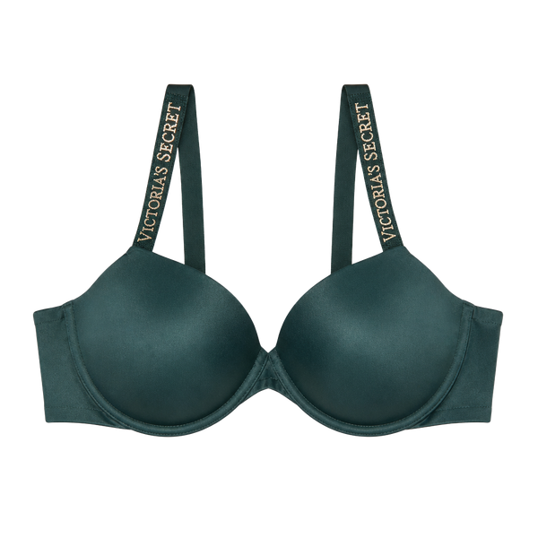 Victoria's Secret Very Sexy Shine Strap Push-Up Bra 40C Dark Green