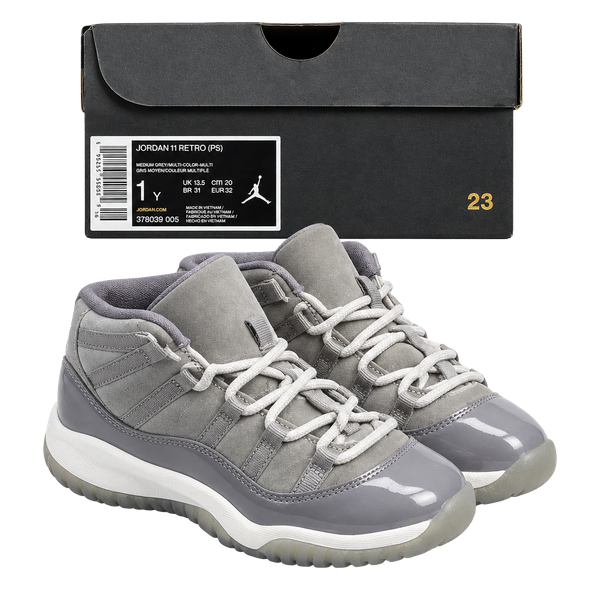Jordan 11 Retro PS Size 1Y Cool Grey
