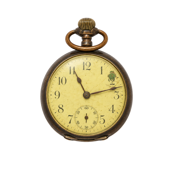 Antique Engraved Mechanical Pocket Watch