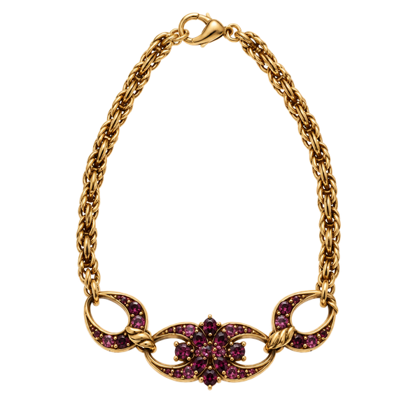 Vintage art Deco style bracelet gold-plated