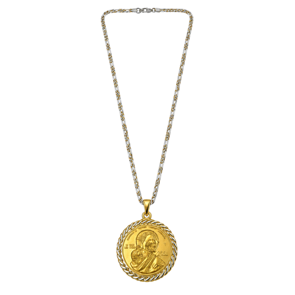 American Indian Relief Council 2011 Coin Necklace 20 Gold Tone