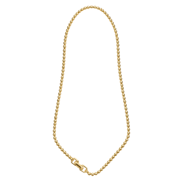 Gold Tone Rhinestone Tennis Necklace