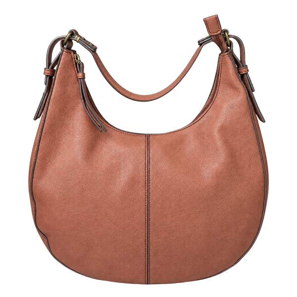 A.N.A. brown faux leather hobo shoulder bag