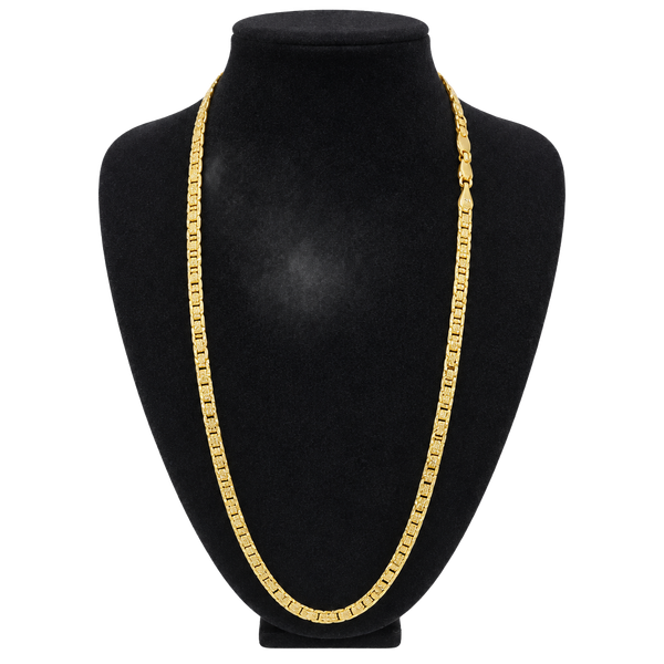 Valentino Style Chain Necklace 20
Inch thermal infused 14k over brass 