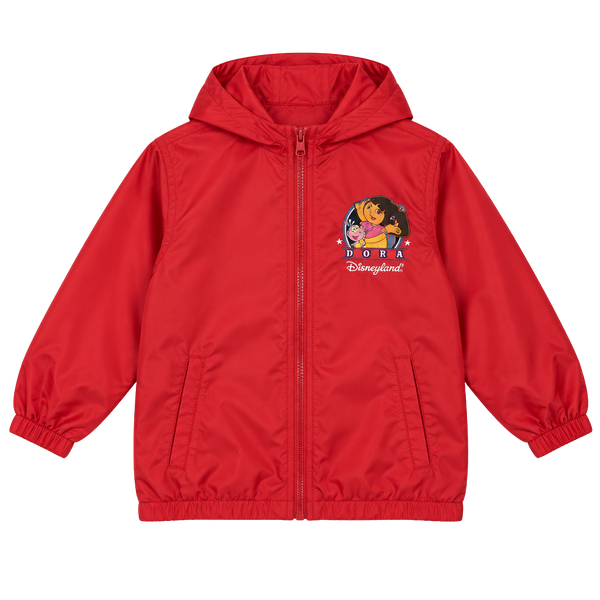 Disney Winnie The Pooh Disneyland Jacket Size 3T Red Hooded Windbreaker