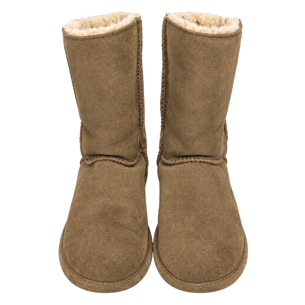 Bearpaw Mid-Calf Suede Boots Size 9 Hickory Brown