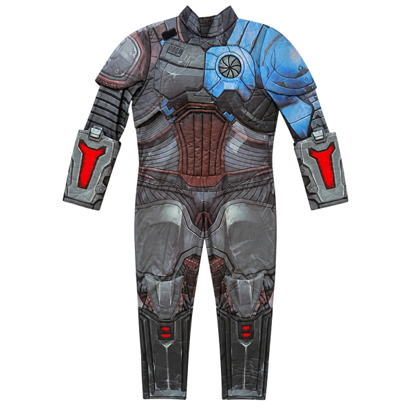 Fortnite The Foundation Costume Size kids M Muscle Suit