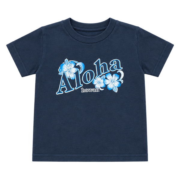 Suna Aloha Hawaii T-Shirt Kids XS Black Cotton
