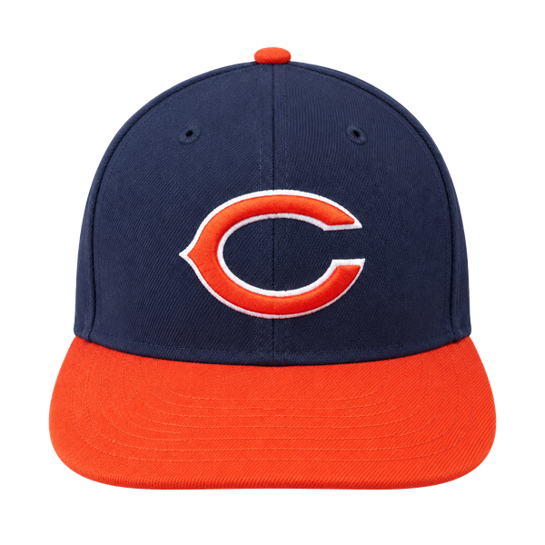 Chicago Bears New Era Hat Cap Navy Orange Fitted