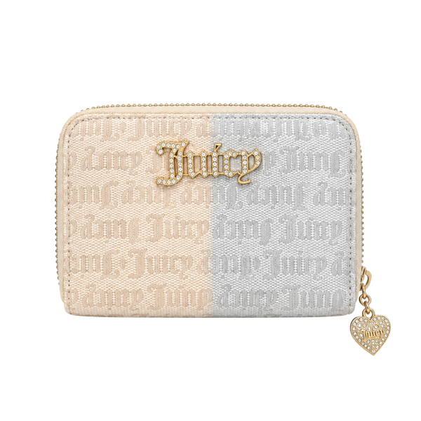 Juicy Couture Small Zip Around Wallet Sandstone