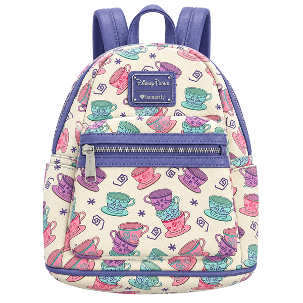 Disney Parks Loungefly Mad Tea Party Teacups Mini Backpack