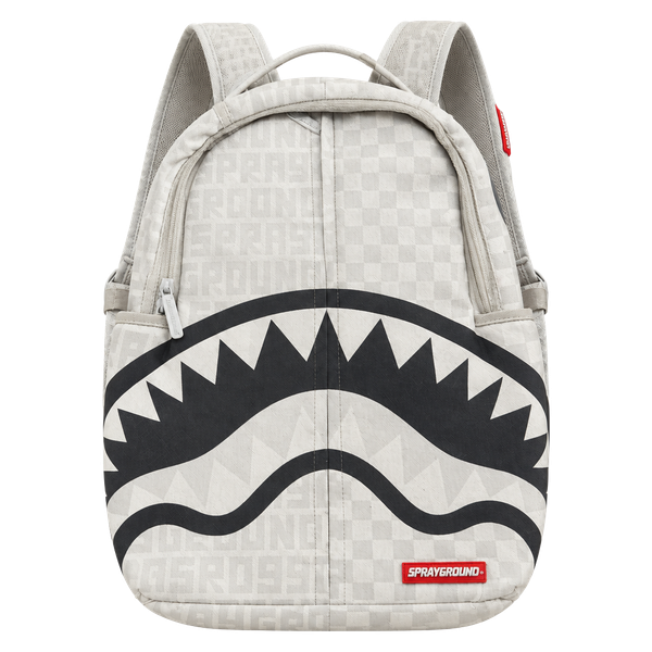 Sprayground Split The Check Pearl Backpack White Black
