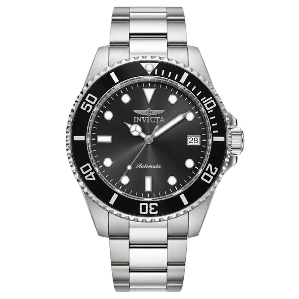 Invicta Pro Diver Quartz Black Dial Stainless Steel Watch 69401