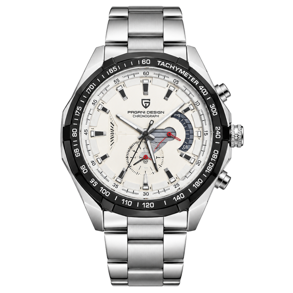Invicta Montres Prestige MPW-0098 Men's Silver Watch Steel Chronograph