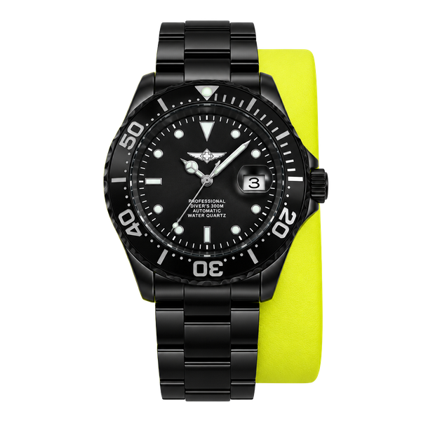 Invicta Pro Diver Quartz Black Dial Watch