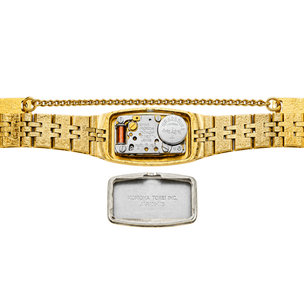 Pulsar Gold Tone Quartz Wristwatch Y434-5010 RO