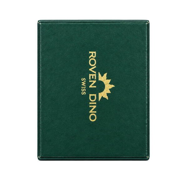 Roven Dino Swiss Two-Tone Dress Watch With Box, Papers & Full Links