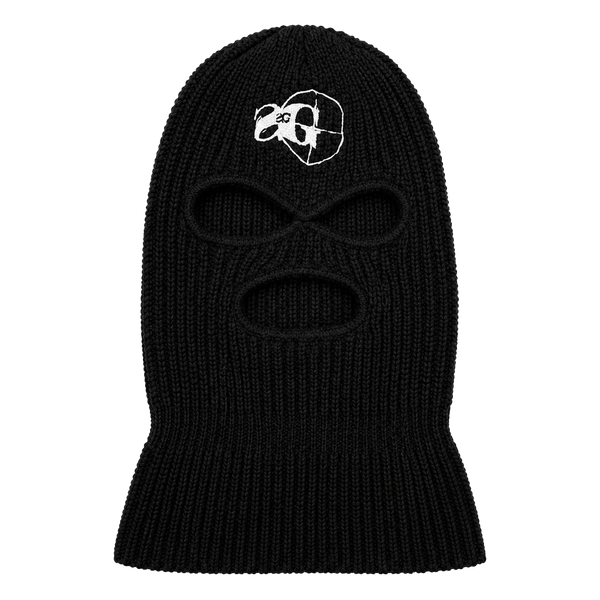 Sniper Gang Black Knit Balaclava Ski Mask