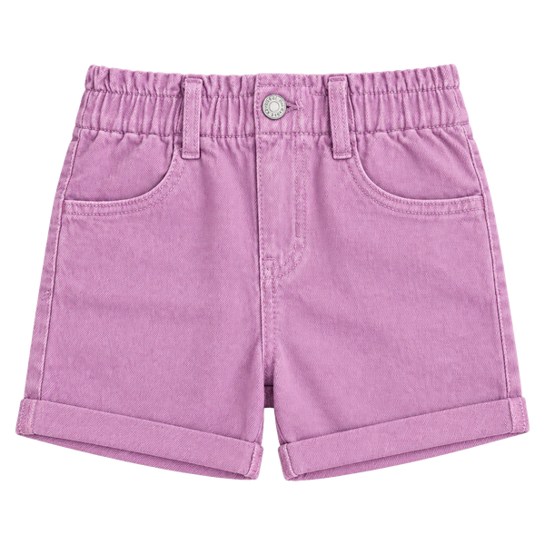 Cat & Jack Paperbag Waist Shorts Size Youth 8 Pink Denim