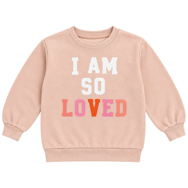 Old Navy I Am So Loved Sweatshirt Size 3T Pink