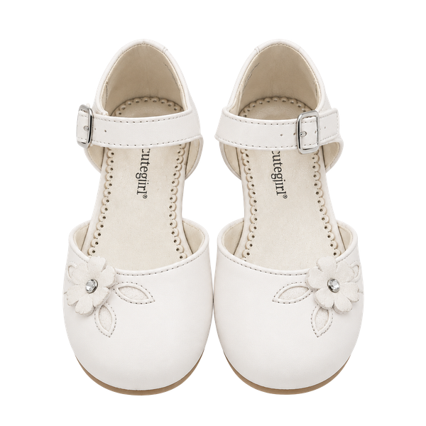 Christie & Jill CJ Lil Heaven Mary Jane Shoes Size 9M White Dress Shoes kids