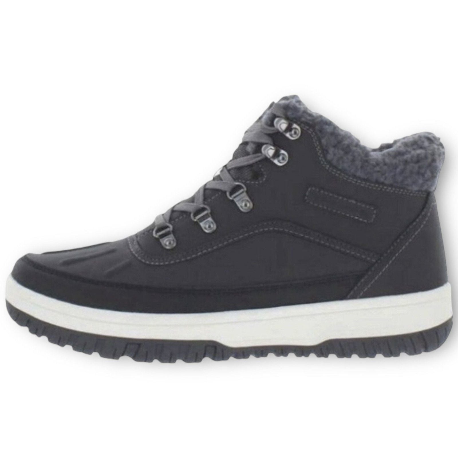 NWT Weatherproof Landon Men’s Suede Sneaker Boots – Grey – Size 13 10