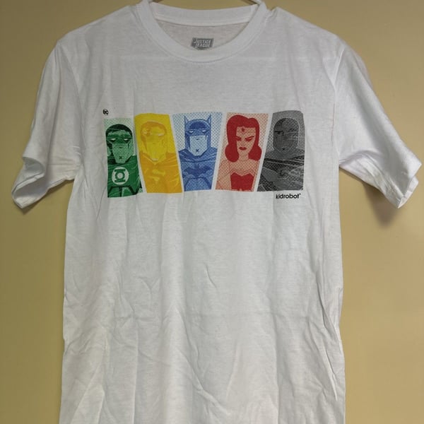 Lootcrate Justice League Kidrobot Small S T-Shirt Batman Wonder Woman Superman