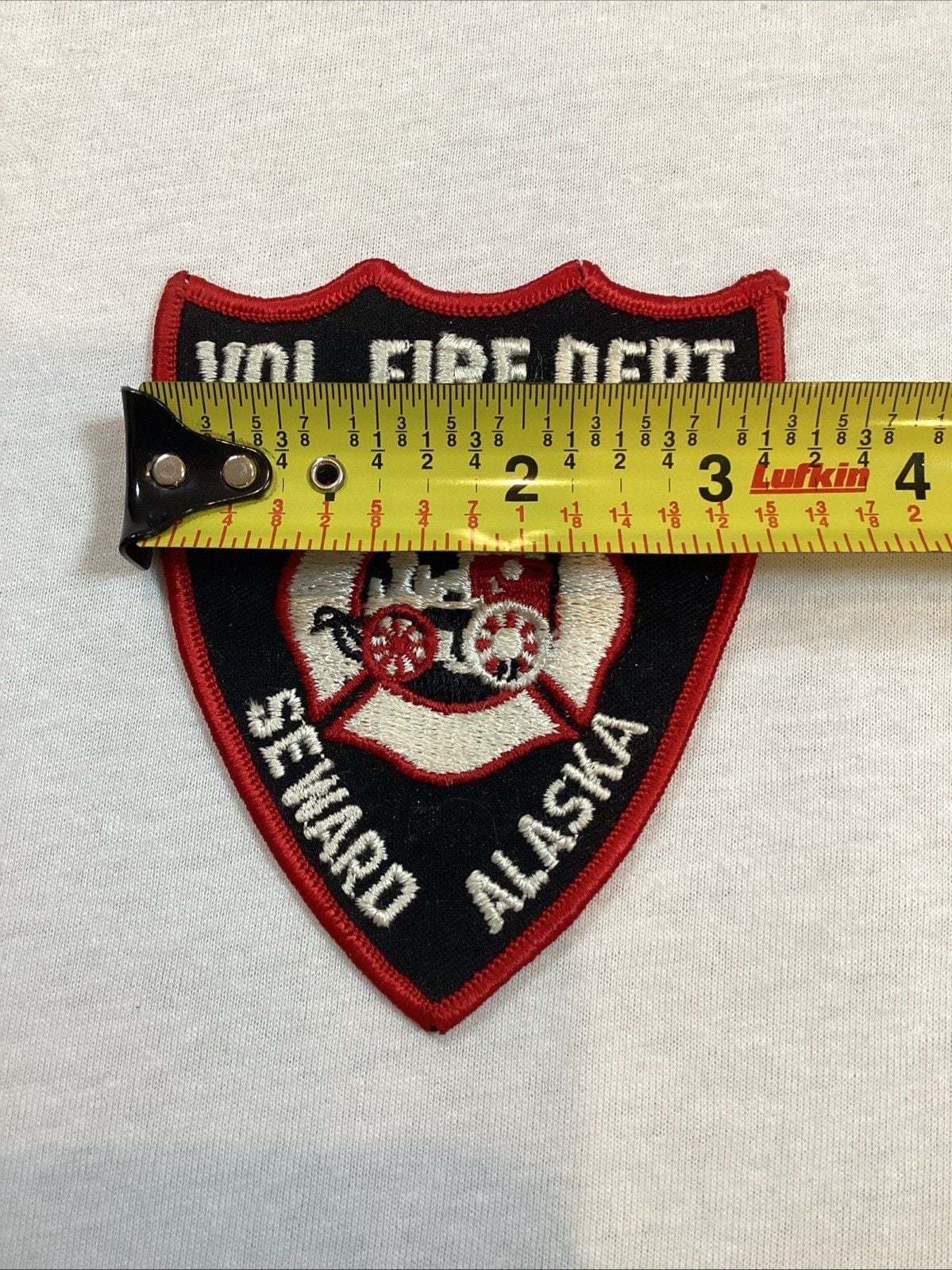 Seward Alaska Volunteer Fire Department Vintage Fire Fighting Original Patch NEW 4