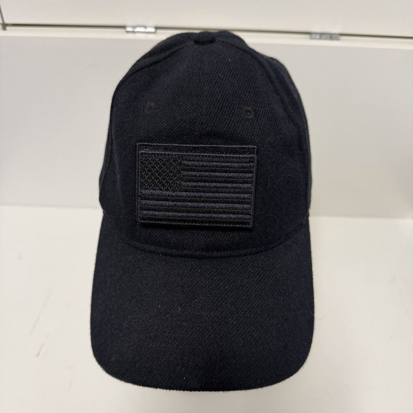 Under Armour Mens Black USA Flag Respect Project Rock Logo Adjust OSFA Cap Hat 2