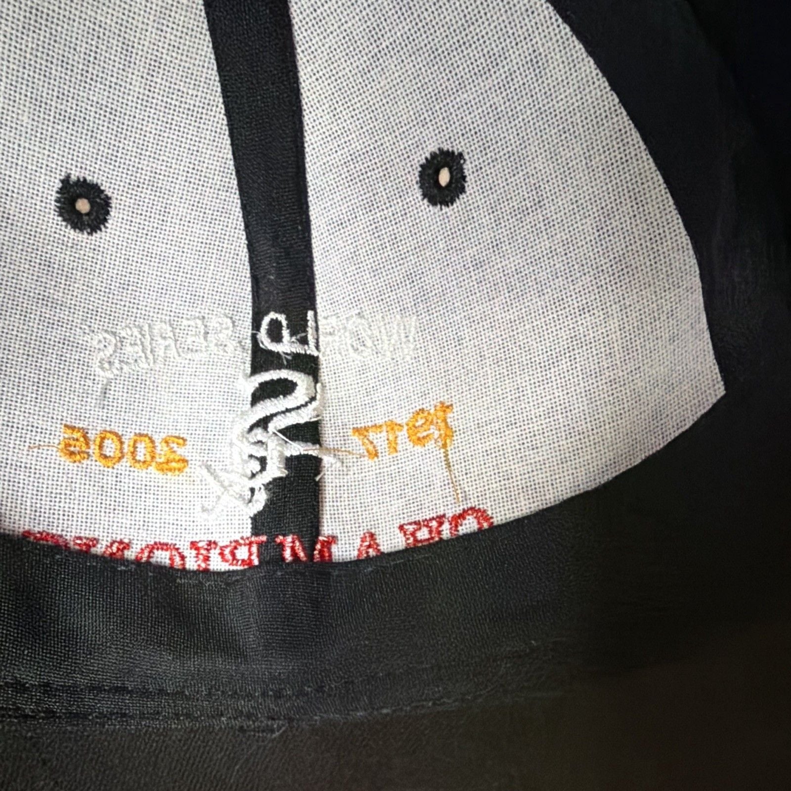 Chicago White Sox World Series Champions 1917/2005 Black Hat, One Size 4