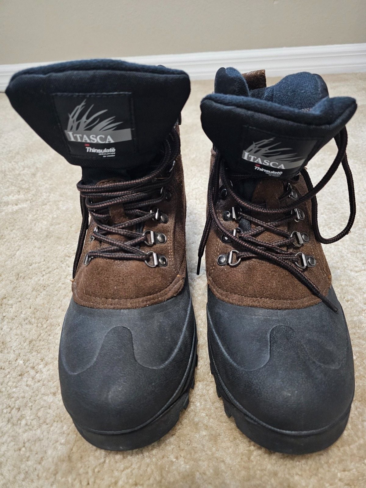 Itasca Men's Brown Hiking Boots Size 10 Lace Up Lug Sole 642070 NWT 2